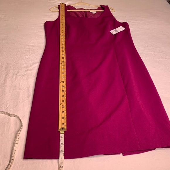 Tahari Arthur S. Levine Womens 2 Pc Magenta Suit Dress Size 18 - Picture 15 of 16